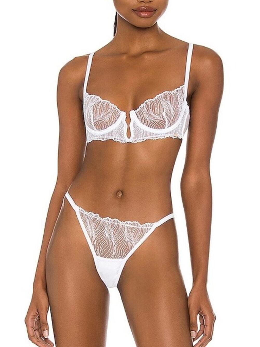 Bluebella White Irena Bra&Panty Set Sz.S/32B NWT